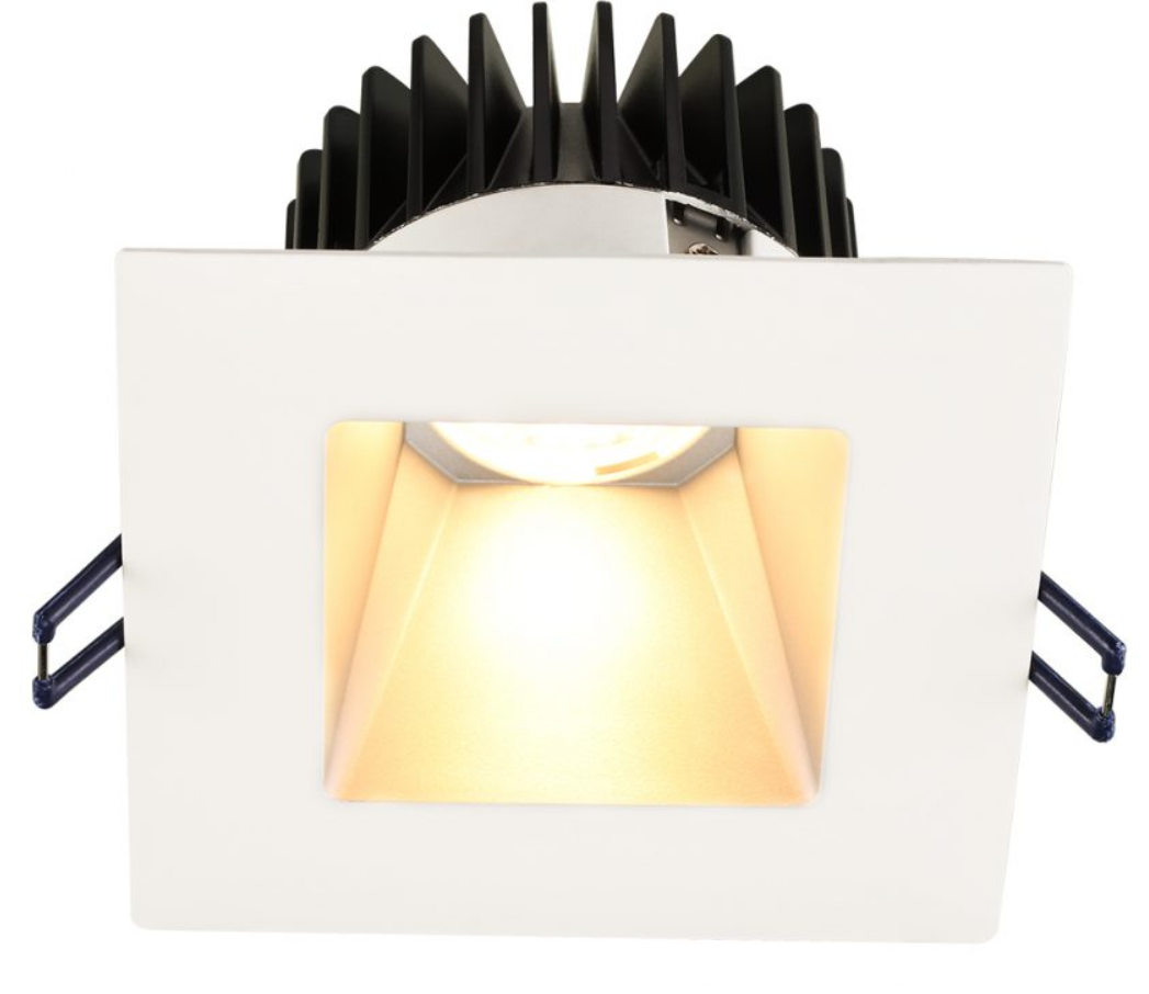 Lotus LED LD4S-35K-4S-SR-WT-60D 4" 15W 1250LM Square LED Downlight with 60° Flood Beam