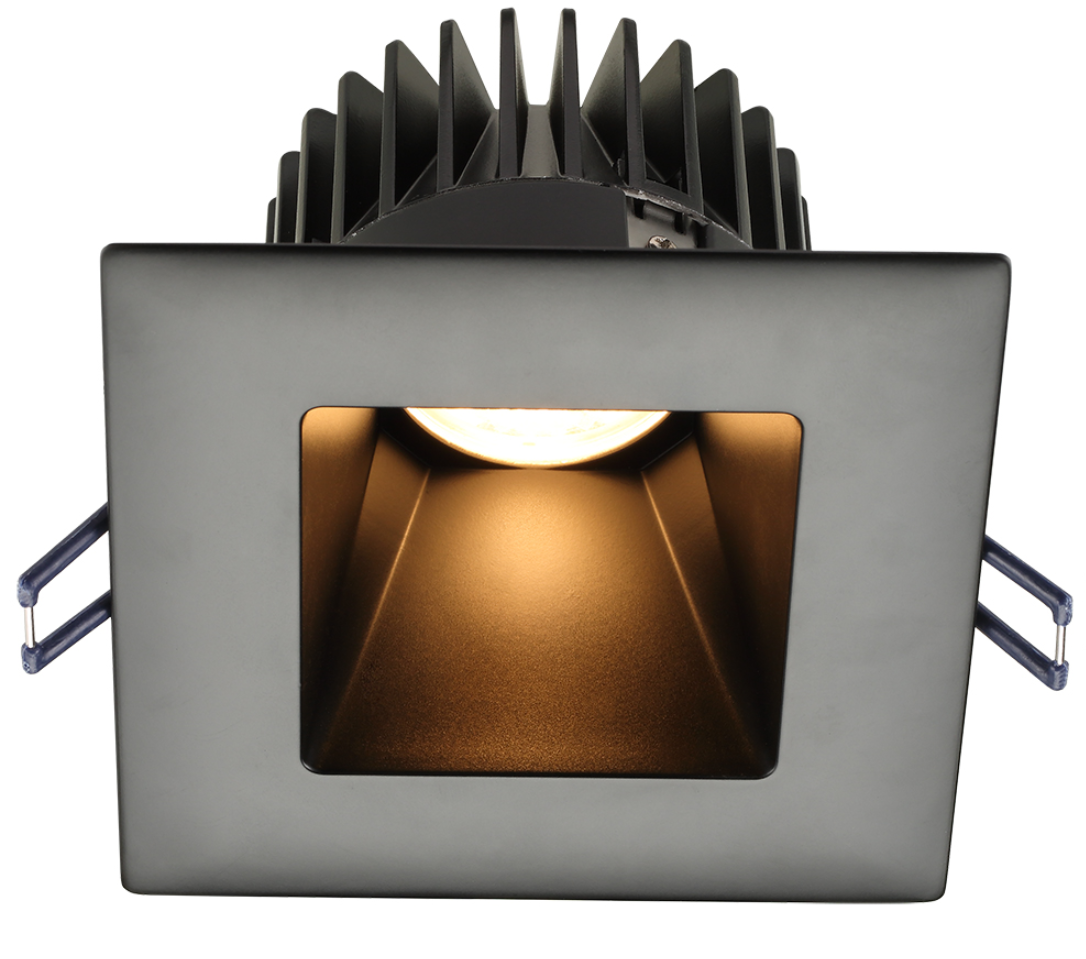 Lotus LED LD4S-35K-4S-BR-BT-60D 4" High Output 18W 1600LM Square LED Downlight with 60° Flood Beam