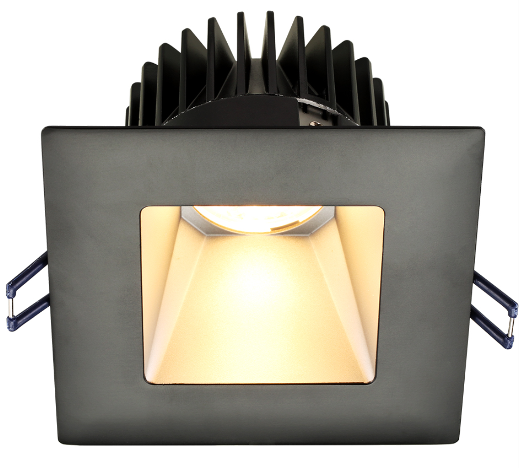Lotus LED LD4S-35K-4S-SR-BT-60D 4" 18W 1600LM Square LED Downlight with 60° Flood Beam
