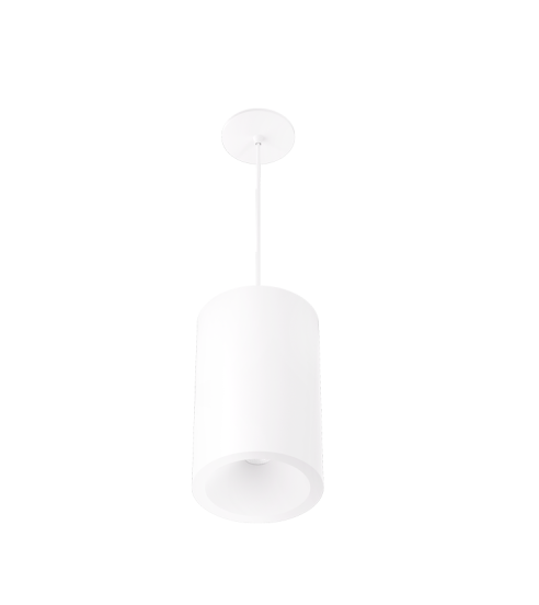 Elco Lighting E648PW-1540-36 Koto Sylo™ Pendant Ceiling Light - 1500 Lumens - 14.7W - CCT: 4000K - Beam Angle: 38º - Stem Length: 36" - Finish: All White