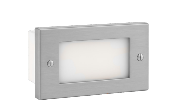 Focus Industries SL02ALL12BRT 3W OMNI Super Saver LED Stamped Aluminum Acrylic Lens Step Light - Wattage: 3W - Lumens: 300 lm - Material: Aluminum - Finish: Bronze Texture