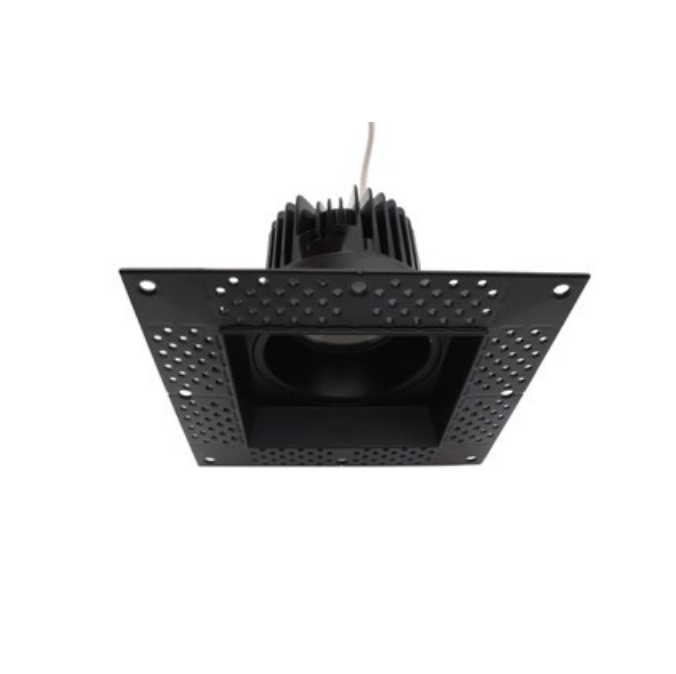 4″ LED Square Trimless Recessed Downlight 5CCT Selectable Black Finish 18W