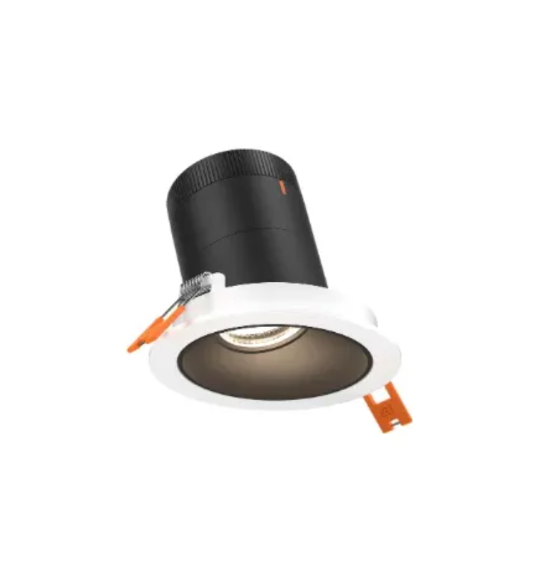 Dals Lighting RC03-CC-20-SLBK-TWH 3" Black Recessed Light - Wattage & CCT Selectable - White Trim