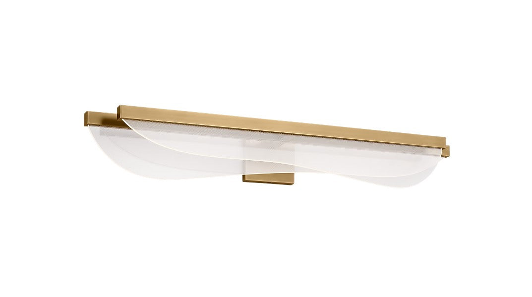 Visual Comfort Architectural SLBA14730BR Modern 36" Nyra LED Bath Bar Light - 120-277V - CCT: 3000K - Finish: Plated Brass