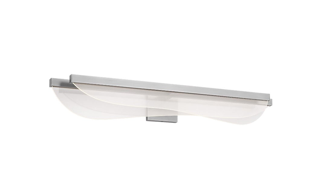 Visual Comfort Architectural SLBA14730N Modern 36" Nyra LED Bath Bar Light - 120-277V - CCT: 3000K - Finish: Polished Nickel