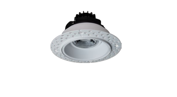 3" LED Trimless Canless Gimbal Downlight 5 CCT Selectable White Finish