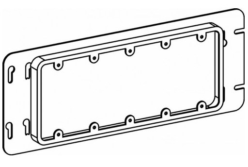 Orbit SR-5 Raised 3/4”, 5-Gang Switch Box Device Ring