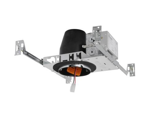 Elco Lighting E3LC10ICAD2-EM1 Cedar™ 3" New Construction IC Airtight Housing w/ Driver - 1000 Lumens - 120/277V or 120V - Triac/ELV or 0-10V Dimming With Emergency Battery Backup to 1100 Lumens - Black