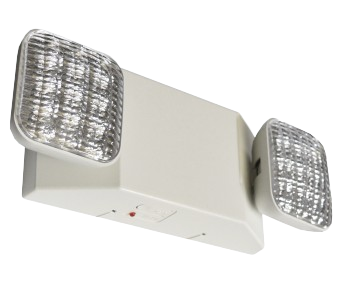 2.4W ABS Fire Resistant 4000K LED Emergency Light White Finish