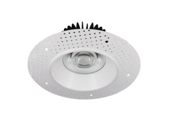 6" LED Trimless Round Recessed Downlight Canless 5 CCT Selectable White