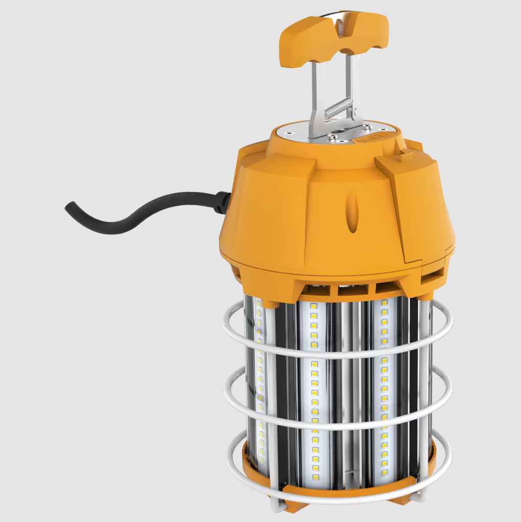 Eiko LED100WTMP50K-G8 LED Temporary Work Light Connectable 100W 12,000lm NON-DIM 5000K 80+CRI HOOK BASE 120VAC