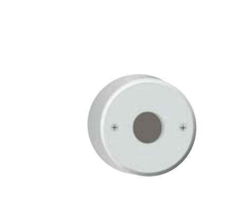 Core Lighting MB-200-SA-V2 Mini Wiring Box With 1/2" NPS Thread, Height 1 5/8", Diameter 2 1/4", Silver Finish