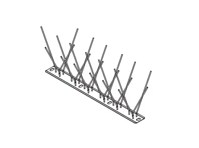 ESL Vision ESL-BBG2001-5 AL Bird Spike, 2 Foot Sections, 5" Width