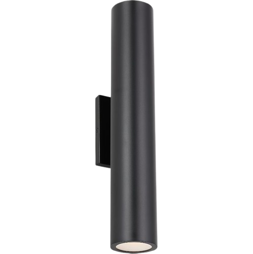 Visual Comfort Architectural SLOWS29027B Modern 17" Pressa LED Outdoor Wall Sconce Light - 120V-277V - CCT: 2700K - Finish: Black
