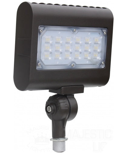 Orbit LFL6-30W-WW-KN Flood Light, LED, 30W, 120-277V, 3000K, Warm White, Knuckle Mount - Bronze