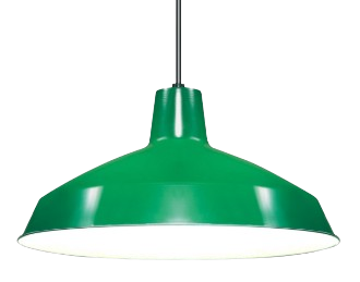 Nuvo SF76-660 1 Light - 16" - LED Pendant Light - Warehouse Shade - Green Finish