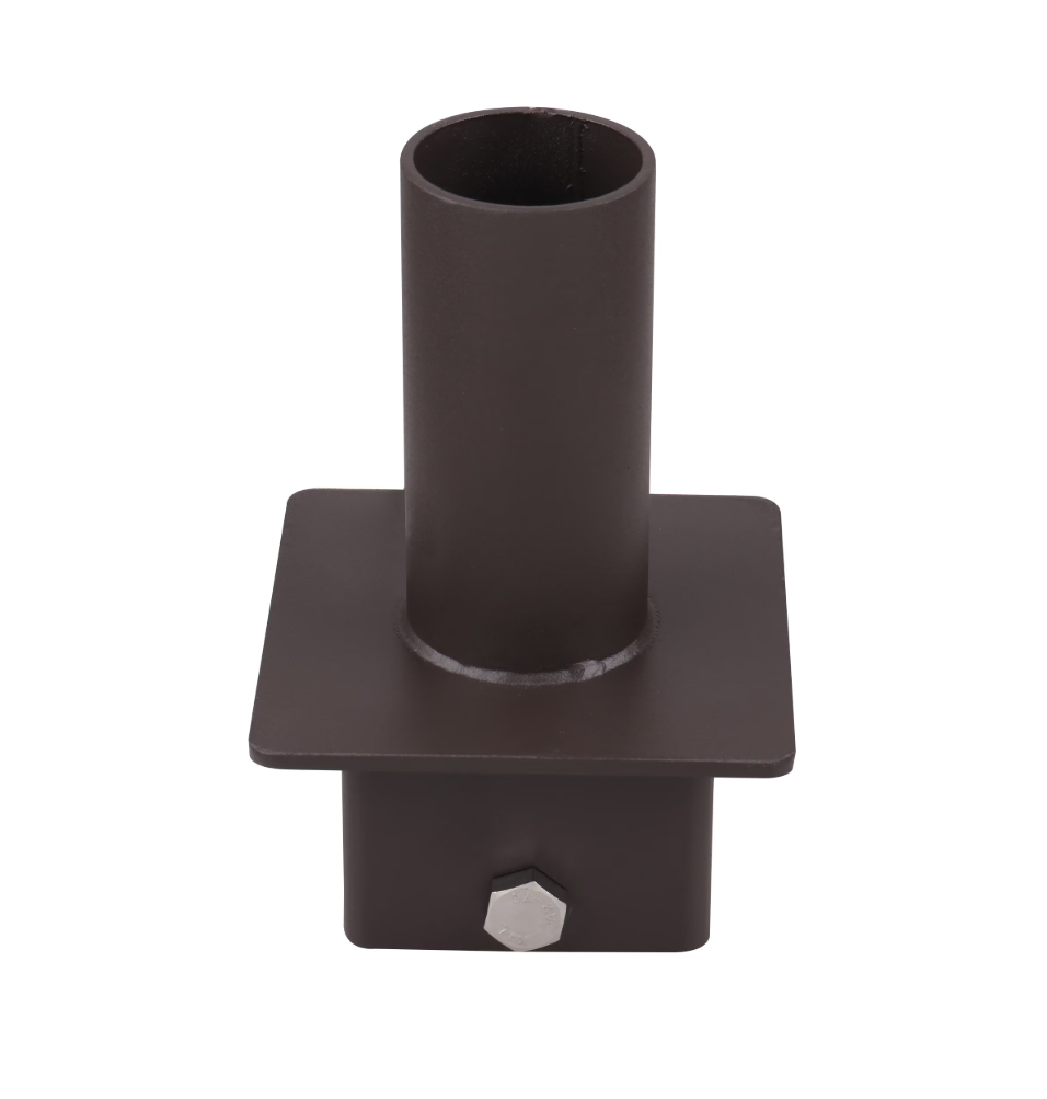 Eiko PA1-4ST-BZ 2-3/8" Tenon Adapter for 4" Square Poles (Bronze)
