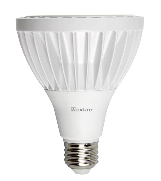 MaxLite 18P30WD30NF 104311 18W LED High Output PAR30 Lamp Wet Dimmable 3000K 1800Lm 120-277V Narrow Flood 25 Degrees