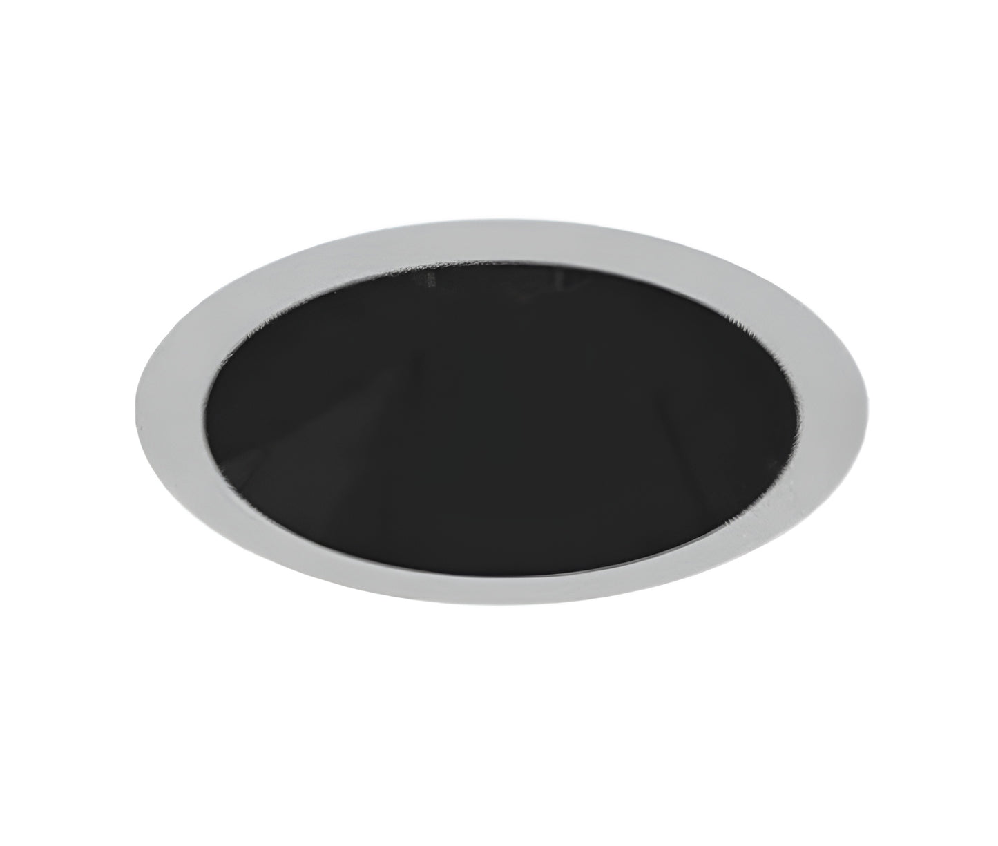 Eurofase OSC4RT02RF011030WCL 4-in 10W Oscar Round Recessed Fixed LED With Trim - 3000K - 120V-277V - (W) Wide 38° - (CL) Clear - White/Black