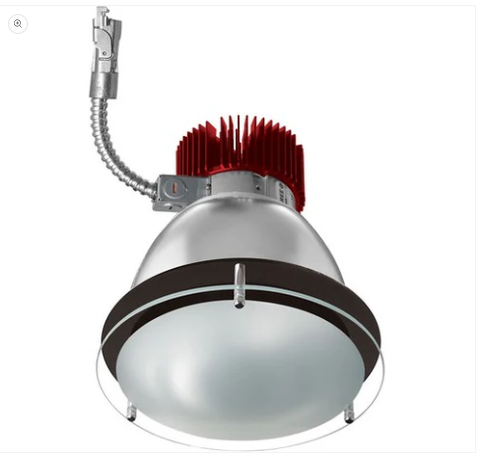 Elco Lighting E612L6040B2 6″ LED Light Engine w/Drop Glass Trim – 71.4W , 6,000 Lumens, 4000K Neutral White, 60° Beam, CRI 93+, Wet Rated, All-White (Gen 2)