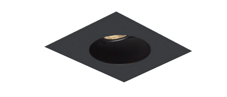 Visual Comfort Architectural EMT11RLF-B Element EMT 1x1 Multiples Spot Round Flangeless Trim - Black Finish