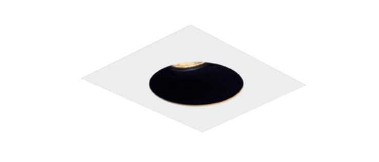 Visual Comfort Architectural EMT11RLF-W Element EMT 1x1 Multiples Spot Round Flangeless Trim - White Finish
