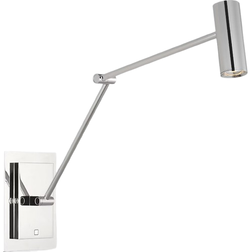 Visual Comfort Architectural SLTS14630N Modern 22.6" Ponte LED Medium Task Wall Sconce Light - 120V-277V - CCT: 3000K - Finish: Polished Nickel