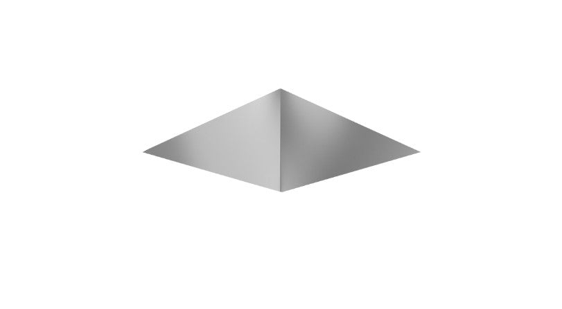 Visual Comfort Architectural ENCL3SRL-L15WD31DI-S Modern Entra CL 3" Square Fixed Downlight Flangeless IC Airtight Trim / Remodel Housing - CCT: Warm Dim(3000K-1800K)- 15W - Reflector Finish: Silver