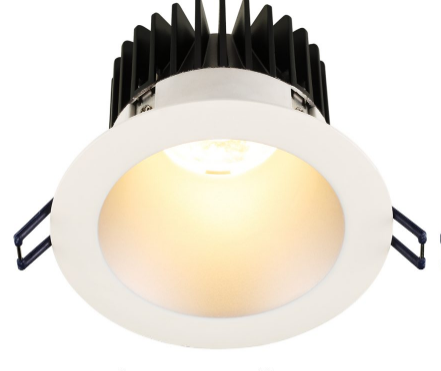 Lotus LED Lights LD4R-50K-HO-4R-SR-WT-15D 4" Round Deep Regressed LED Plenum Rated High Output 18W - 1700 Lumens - CCT 50K - 15° Beam Angle - White Trim & Silver Reflector
