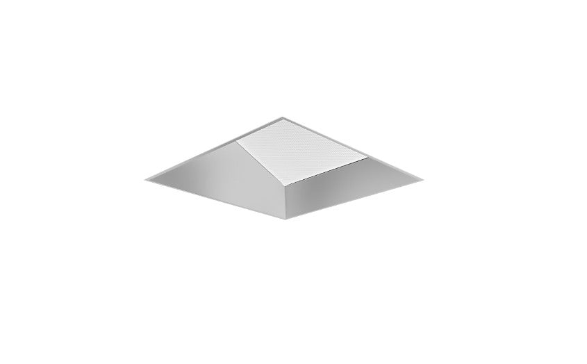 Visual Comfort Architectural ENCL3SRL-L15935WI-S Modern Entra CL 3" Square Wall Wash Flangeless IC Airtight Trim / Remodel Housing - CCT: 3500K - 15W - Reflector Finish: Silver