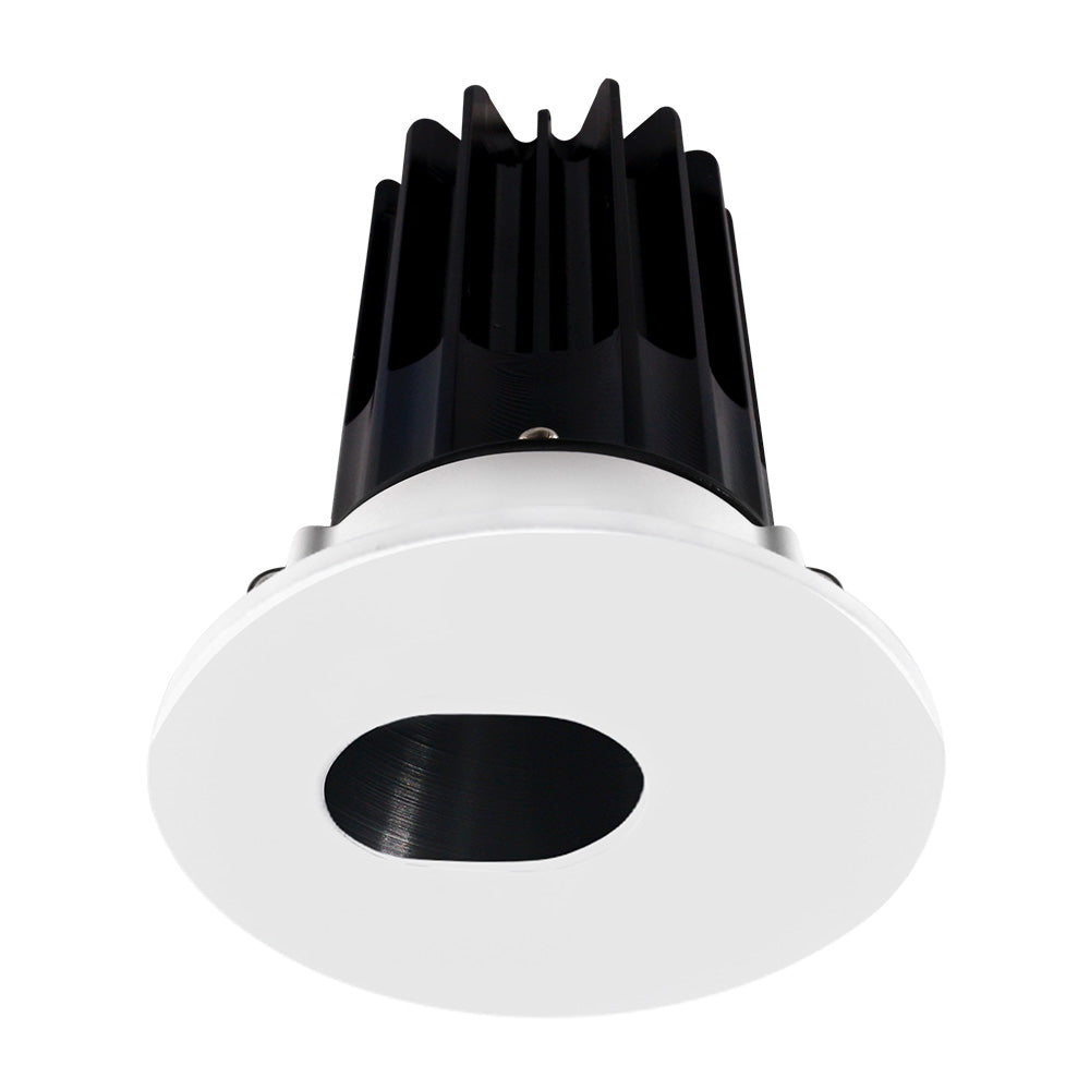 Lotus LED Lights LED-2-S15W-27K-2RRBK-2RSA-24D 2" Recessed LED 15W High Output Designer Series With Beam Angel 24°, 980 Lumens, CCT 2700K, Black Reflector With Slot Aperture