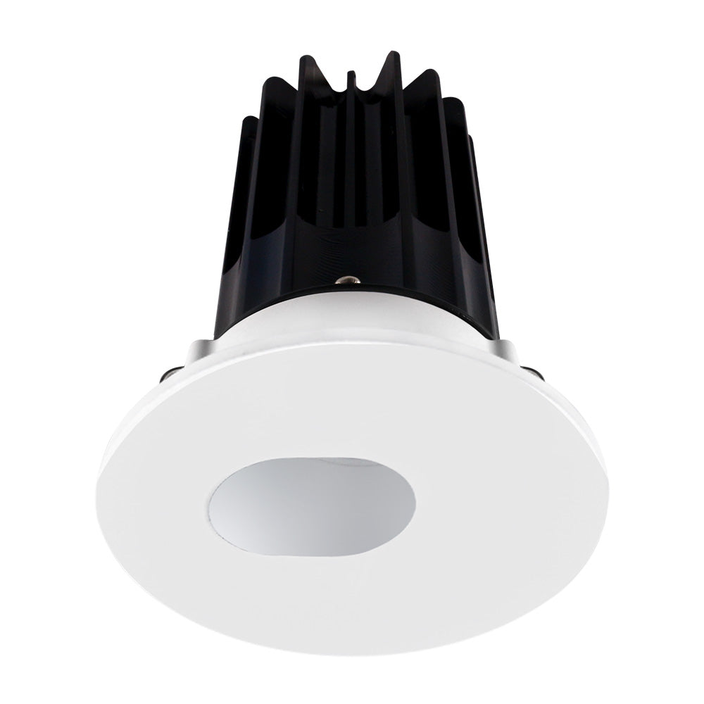 Lotus LED Lights LED-2-S8W2-3018K-2RRAK-2RSA-24D 2″ Recessed Designer 8W - 3018K Dim-to-Warm - Slot Aperture Trim with Alzak Reflector 24° Beam