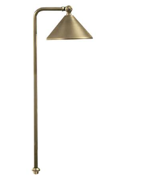 Dabmar Lighting LV34-WBS Solid Brass Adjustable Path Light JC, Voltage 12V, Weathered Brass Finish