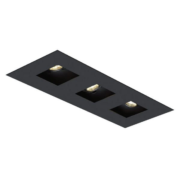 Visual Comfort Architectural EMT13SFF-W Element EMT 1x3 Multiples Spot Square Flanged Trim - White Finish