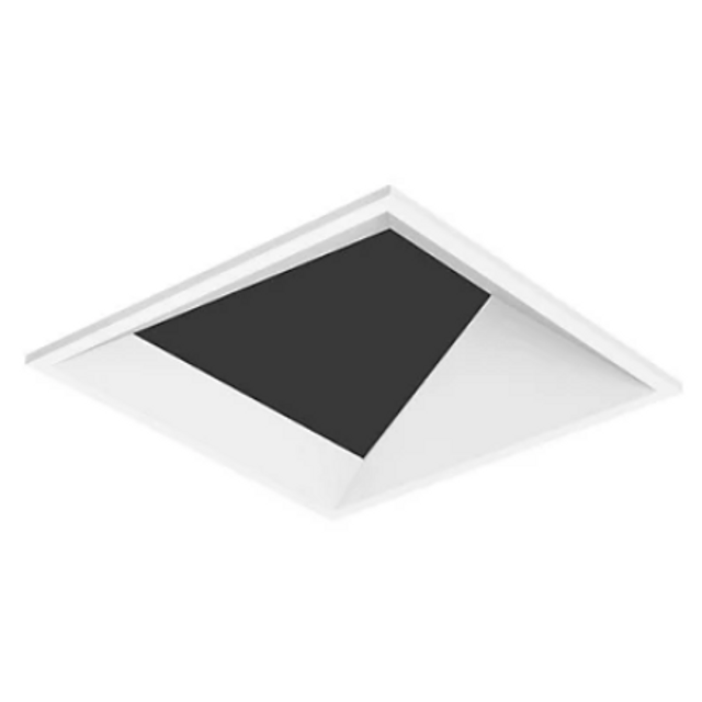 Visual Comfort Architectural EN3SLW-WW Entra 3" Square Trim – Wall Wash (Lensed) – Wall Wash Style – White Finish – Flangeless Ceiling Appearance