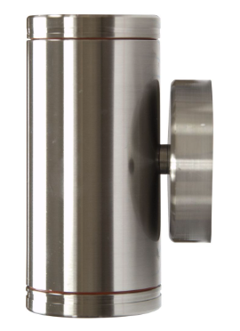 Dabmar Lighting LV65-L6-27K-SS Stainless Surface Mount Up-Down Step Light 2-Pin LED 2X, Wattage 3W, Voltage 12V, Color Temperature 2700K, Stainless Steel Finish