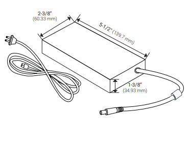 Task Lighting T-96W-12V-PI 96 Watt 12V 8A Plug-in Constant Voltage Power Supply