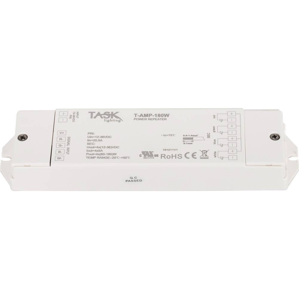 Task Lighting T-AMP-180W 180-Watt Multi-Color RGB LED Amplifier