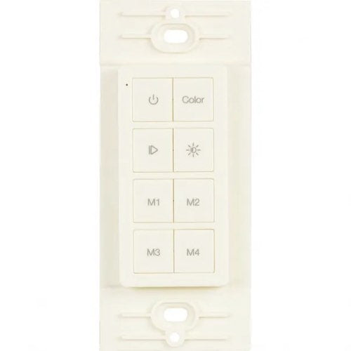 Task Lighting T-C-RGBWC-RF-AL Multi-Color RGB Radio Frequency Wireless 1 Zone LED Controller, Almond