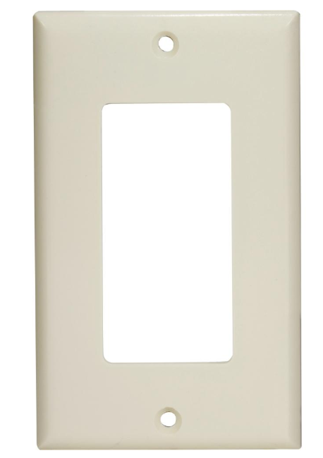 Task Lighting T-DPL-AL Decora Style Wall Plate, Almond Finish