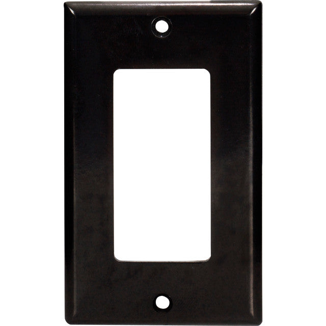Task Lighting T-DPL-BK Decora Style Wall Plate, Black Finish