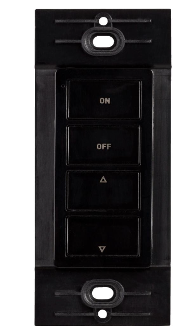 Task Lighting T-Q-1Z-WC-RF-BK Wireless 1 Zone Uno Controller, Black Finish