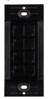 Task Lighting T-Q-4Z-WC-RF-BK Four Zone Wireless Controller - Black Finish