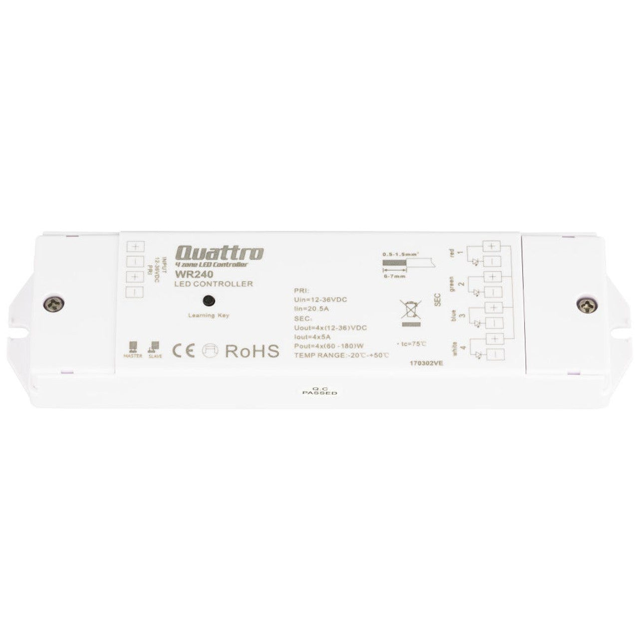 Task Lighting T-Q-WR240 Task Lighting 240 watt LED dimming receiver
