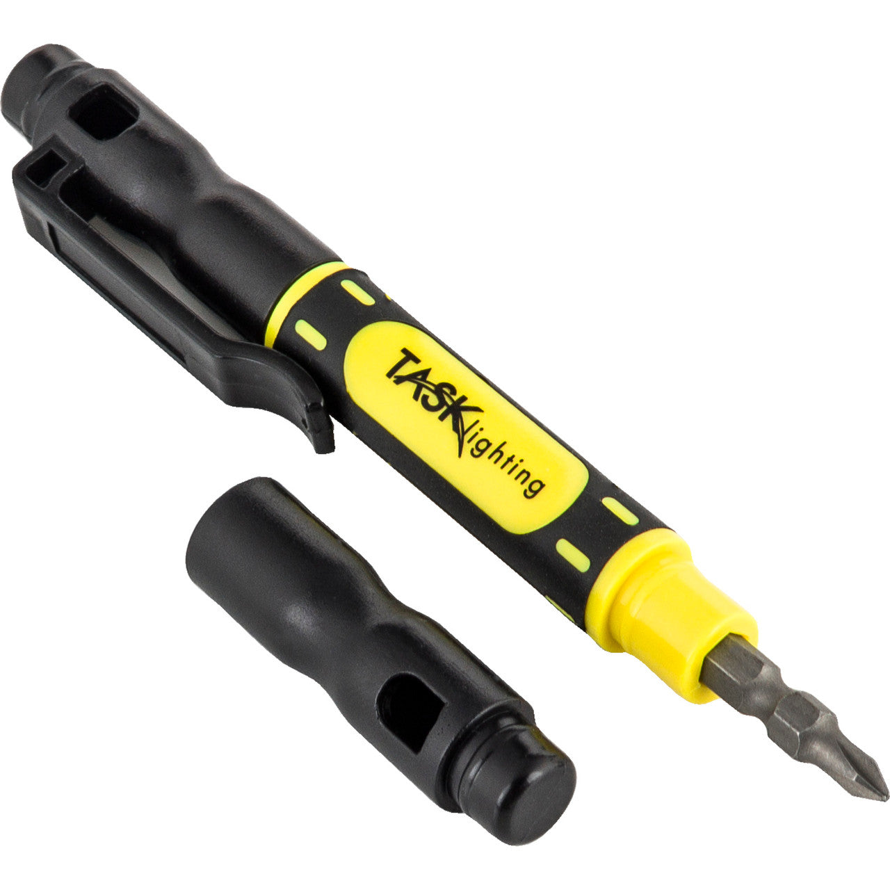 Task Lighting T-TOOL-SD1 Multi-Screwdriver with Logo, Yellow/Black Finish