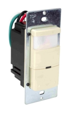 Orbit T24VSD-S-I VS Single Pole Decorator Wall Switch Passive Infrared lvory Finish