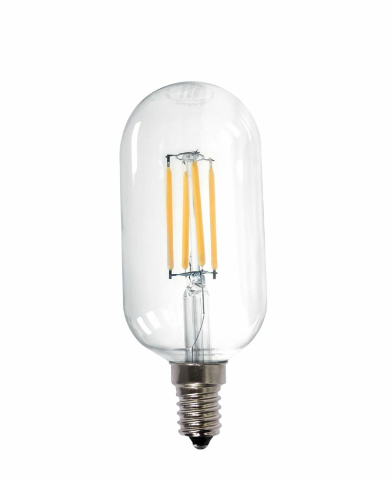 Gama Sonic T45WW10W GS Solar Edison LED Light Bulb T45, Warm White. 2700K, Filament Style