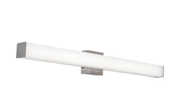 AFX Lighting TADV4804LAJUDSN Tad 48" LED Vanity Light, Wattage 34W, Multi-Color Temperature, Voltage 120-277V, Satin Nickel