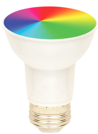 Westgate TC-PAR20-4.5W-RGBW-WIFI 4.5W RGBW Smart PAR20 LED Bulb – TC-PAR20-4.5W-RGBW-WIFI, 400 Lumens, E26 Base, WiFi
