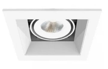 Eurofase Lighting TE161LED-30-2-22 6.5-in 15W Recessed Downlight, Flood, Dim, 120V, 1290 lm, 3000K, White Finish
